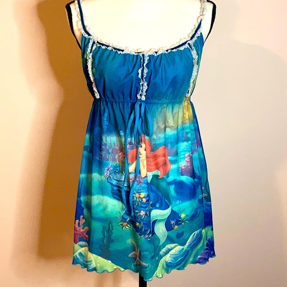 Disney Couture Little Mermaid Ariel Nightie Gown M